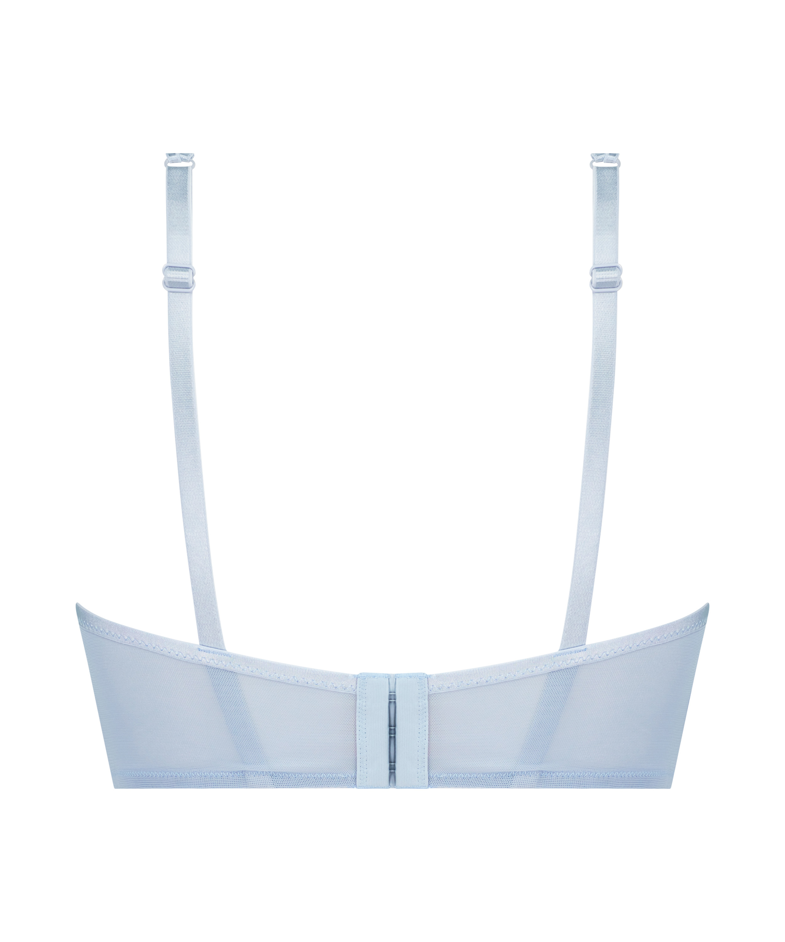 Vadderad longline-bh med bygel Catrin, Bl&aring;, main