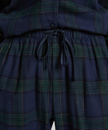 Pyjamasbyxori flanell, Bl&aring;