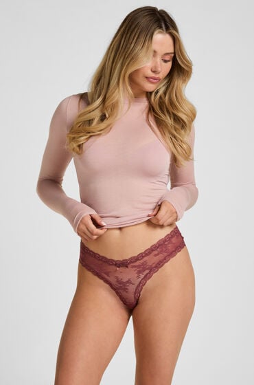 Brazilian-trosa V-shape mesh