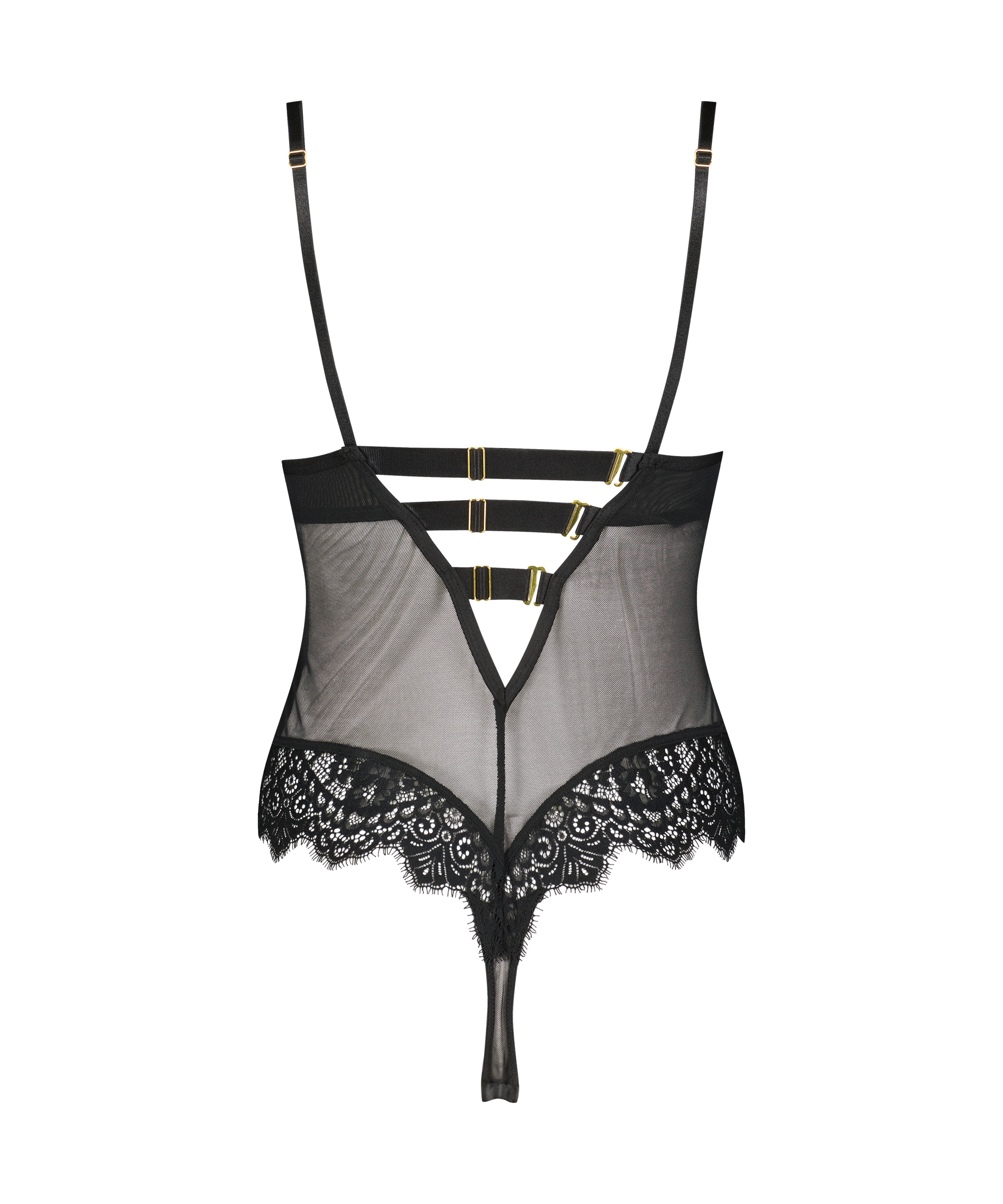 Azelea bodysuit, Svart, main