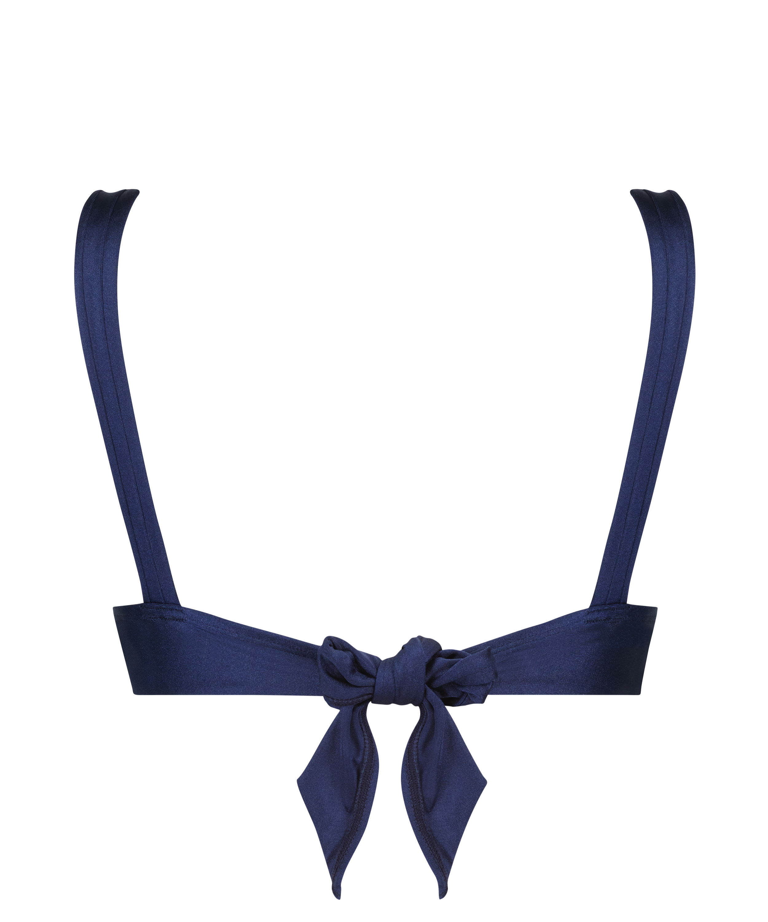 Deluxe triangel-bikiniöverdel, blå, main