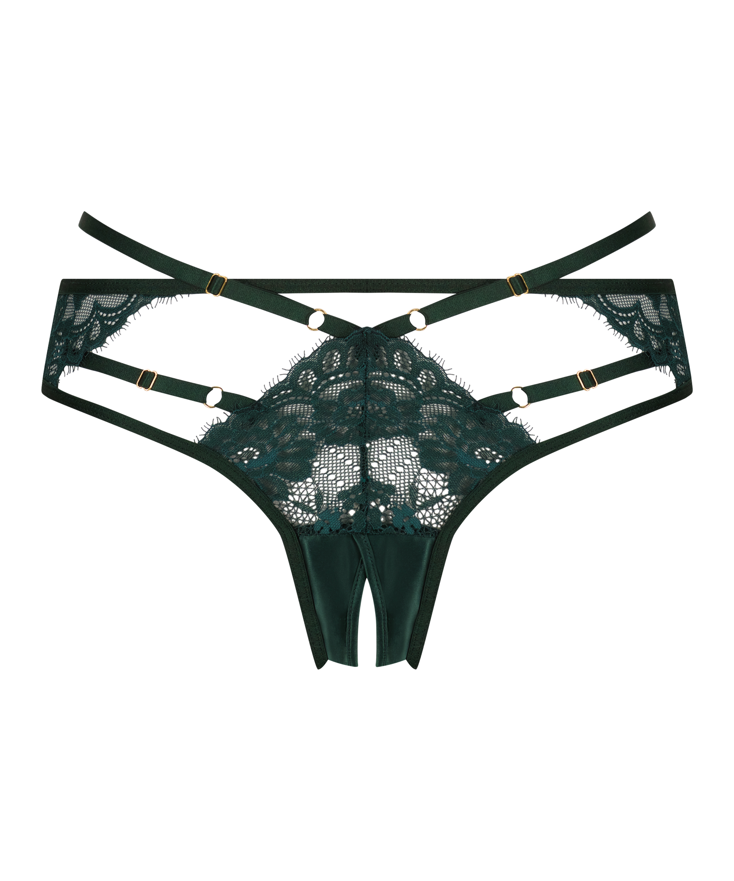 Iggy brazilian-trosa med &ouml;ppen gren, gr&ouml;n, main