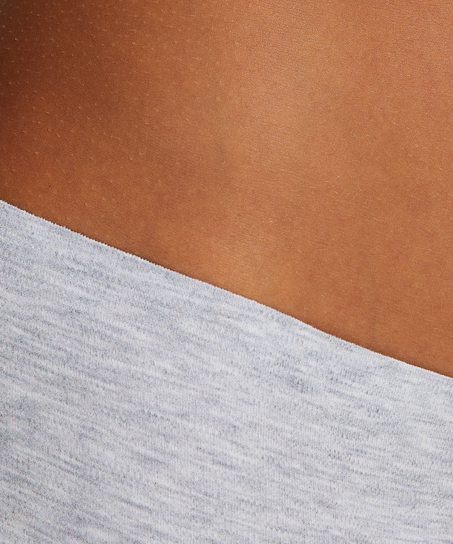 Osynlig boxertrosa i bomull, Grå