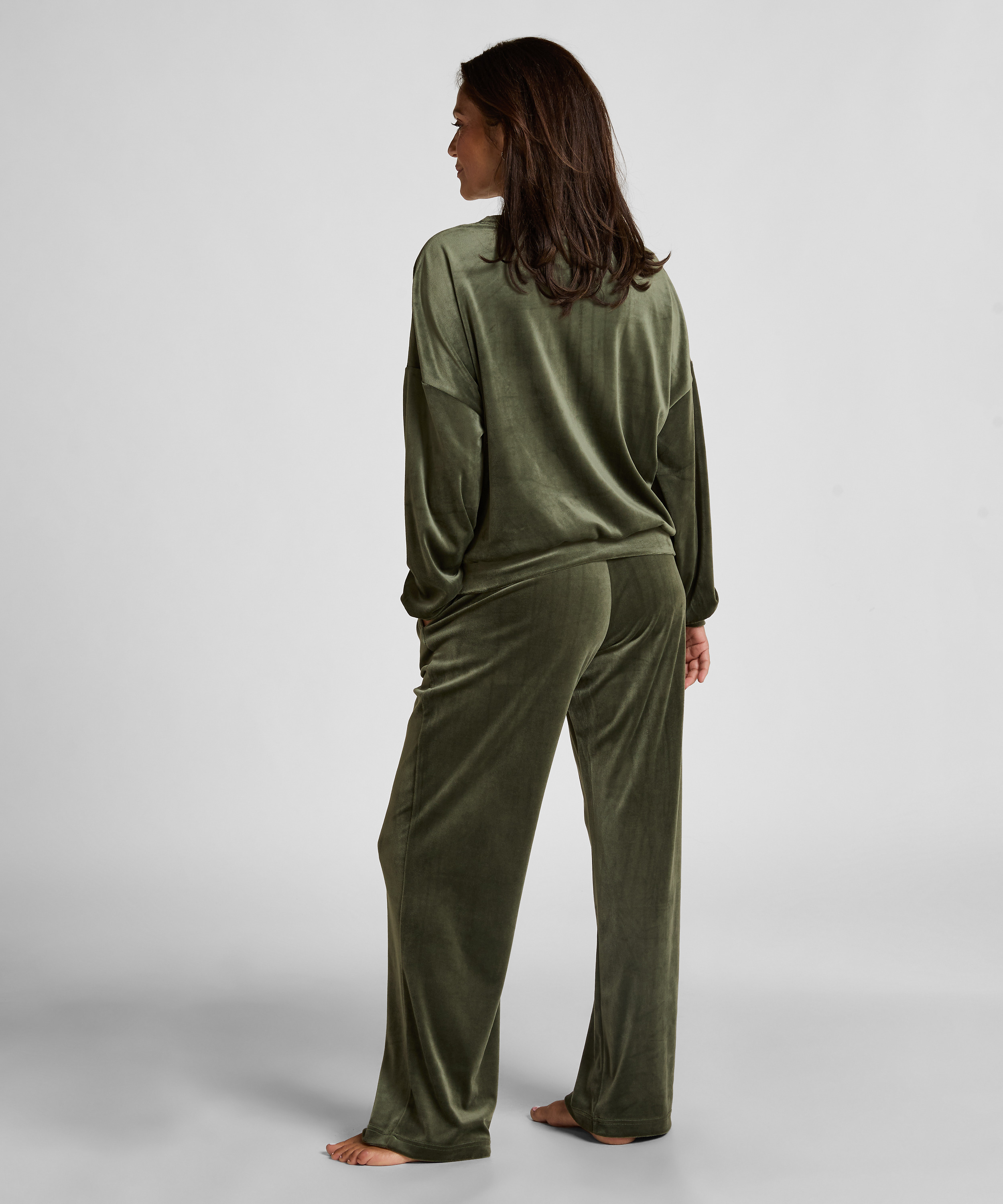 Velourtopp, Grön, main