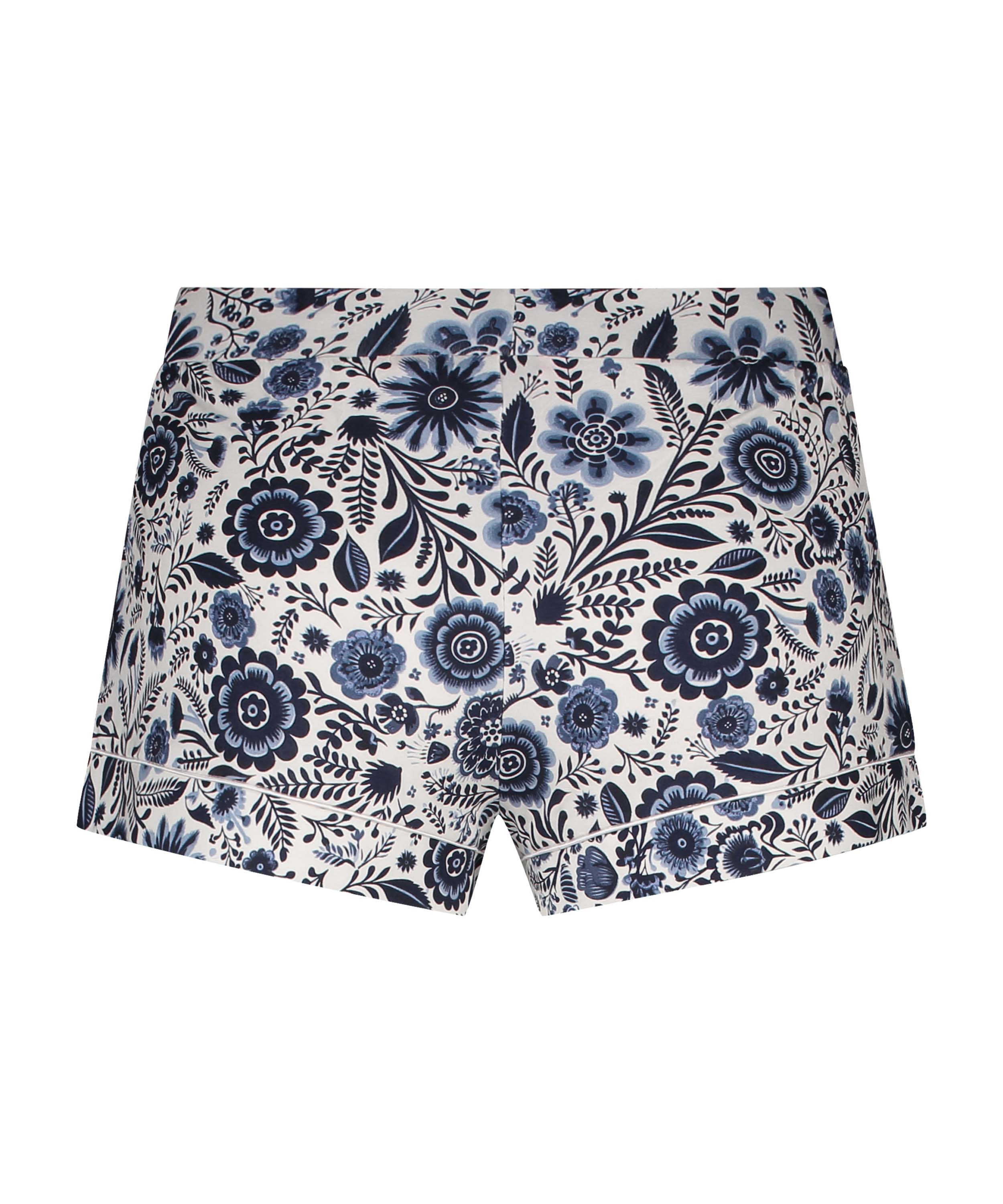 Pyjamasshorts Jersey, Vit, main