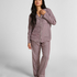Pyjamastopp Flanel Essentials, Lila