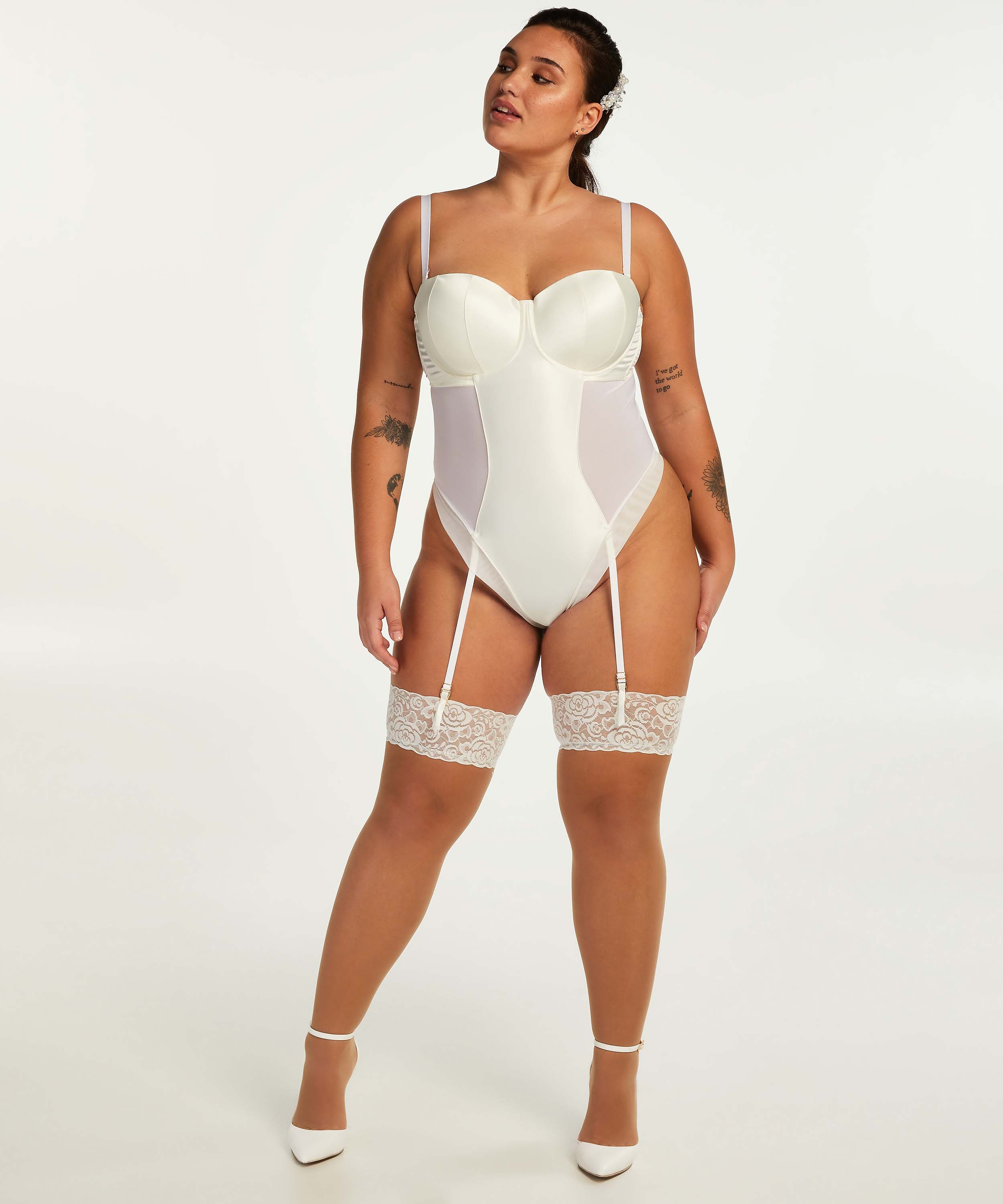 Eleanor bodysuit, Vit, main