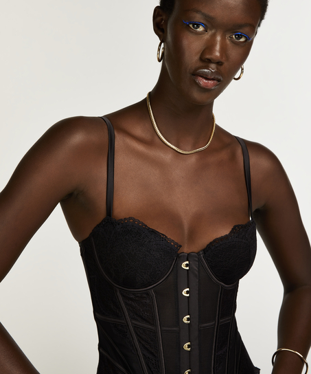 Fleur bustier Nyakim, Svart