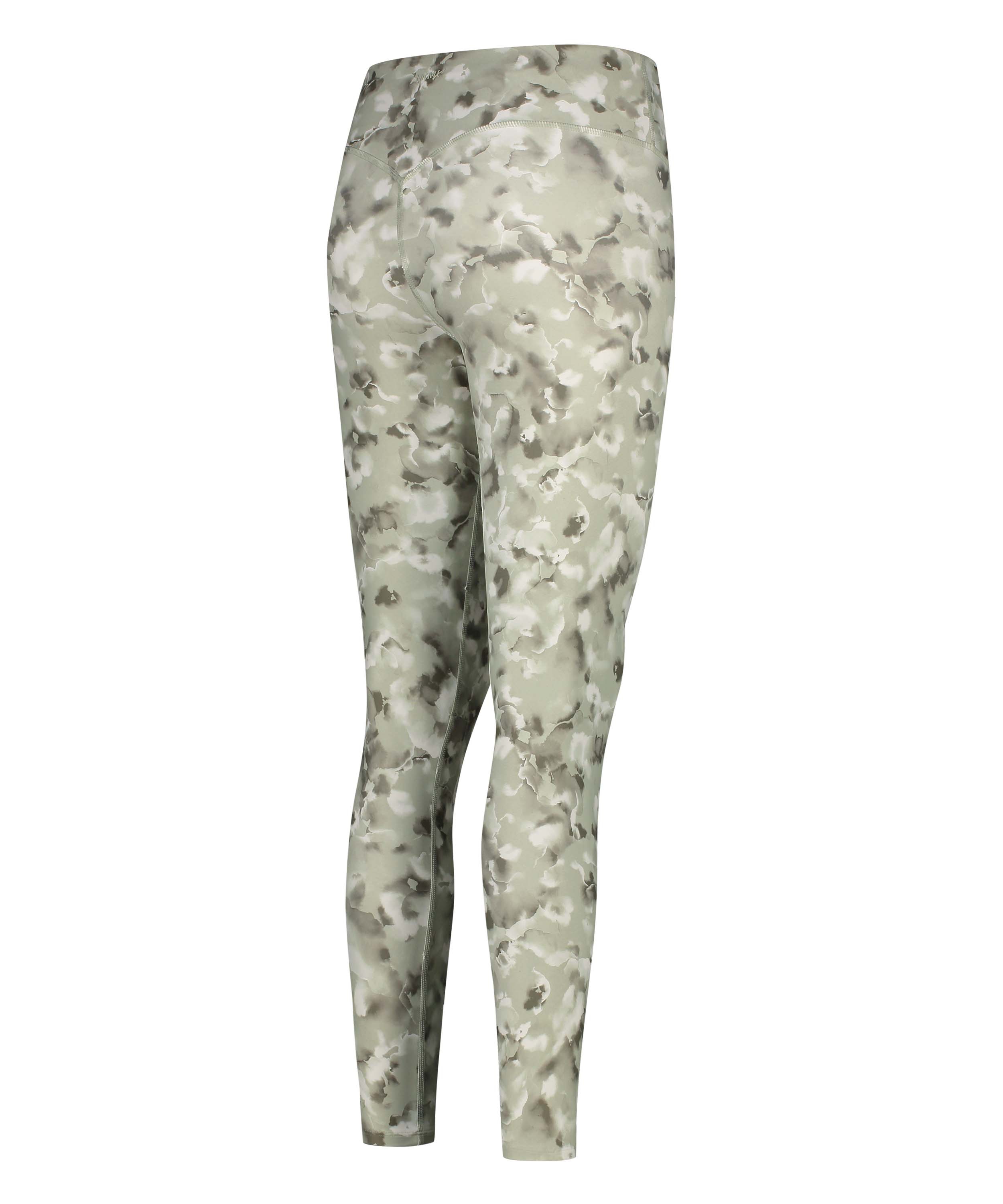 HKMX Leggings med hög midja, grön, main