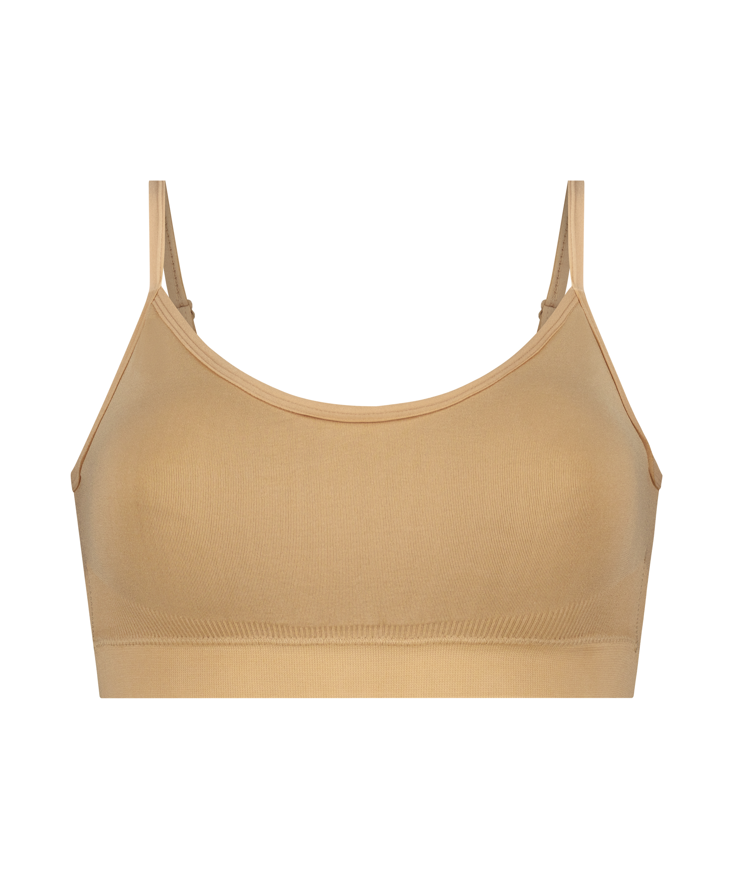 ﻿Bralette med remmar, Beige, main