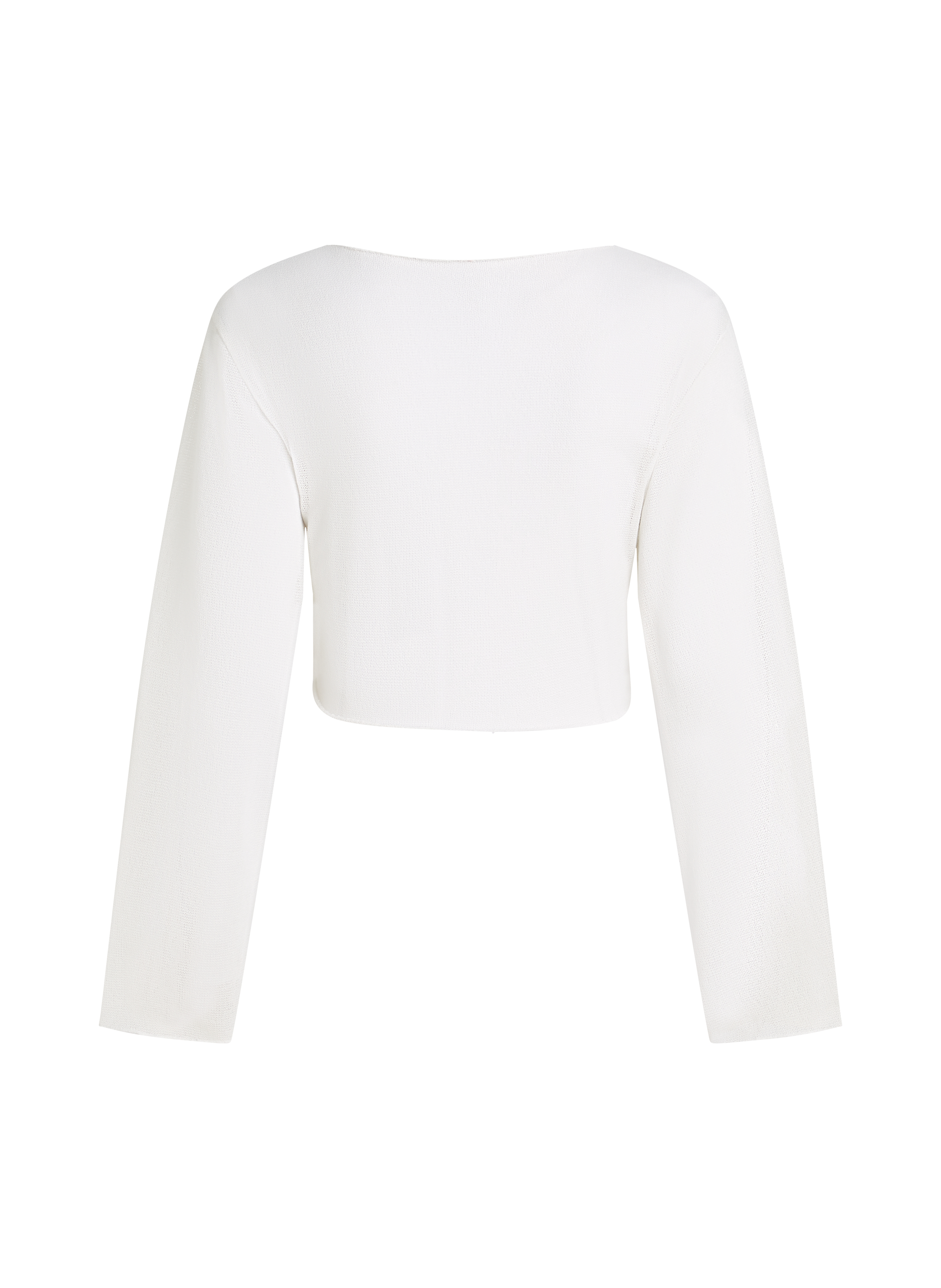 Stickad strandtopp, Vit, main