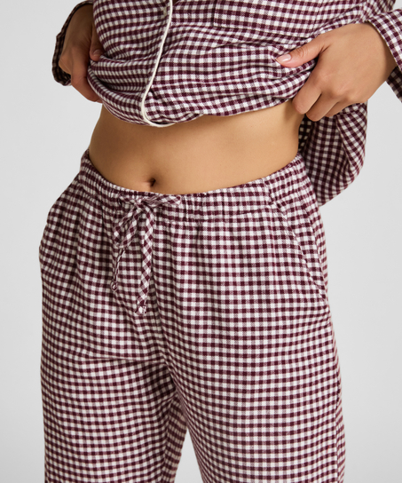 Pyjamasbyxori flanell, Lila