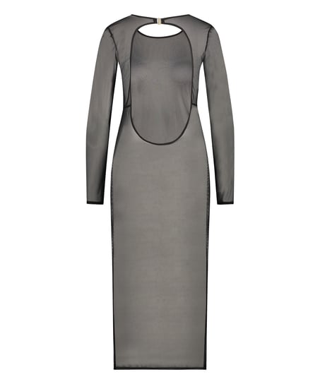 Skir långklänning, Svart