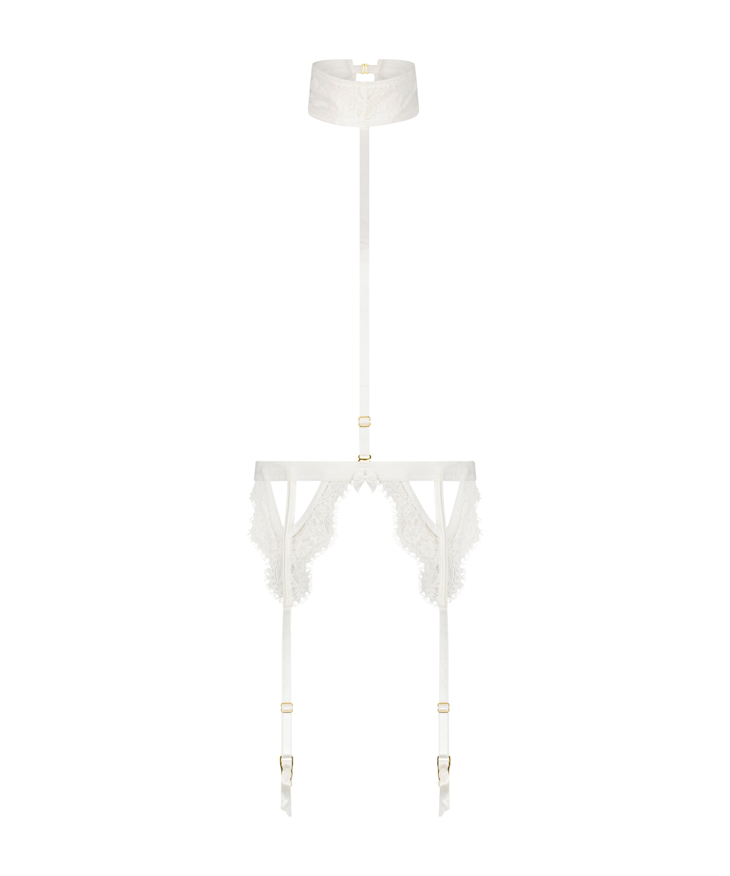 Seraphina Private-strumpebandshållare, Vit, main