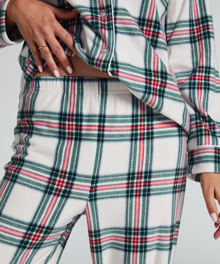 Pyjamasset Fleece, Vit