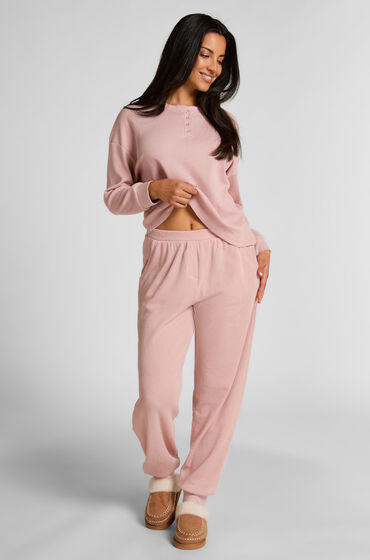 Hunkemöller Joggers Waffle Rosa