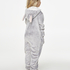 Fleece Onesie Kids, Grå