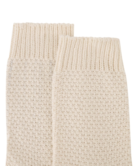 1 par stickade strumpor, Grön