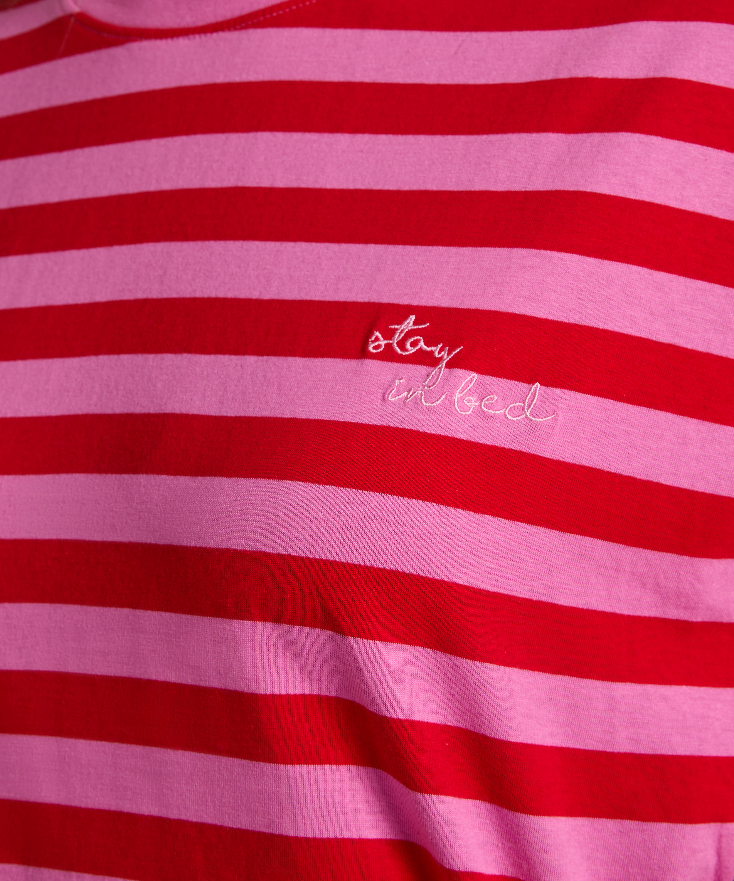 Nattskjorta med rund hals, Rosa, main