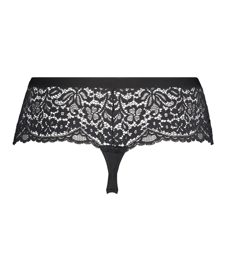 Rose boxerstringtrosa, Svart