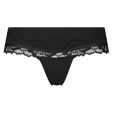 Boxer-stringtrosa Yvonne, Svart