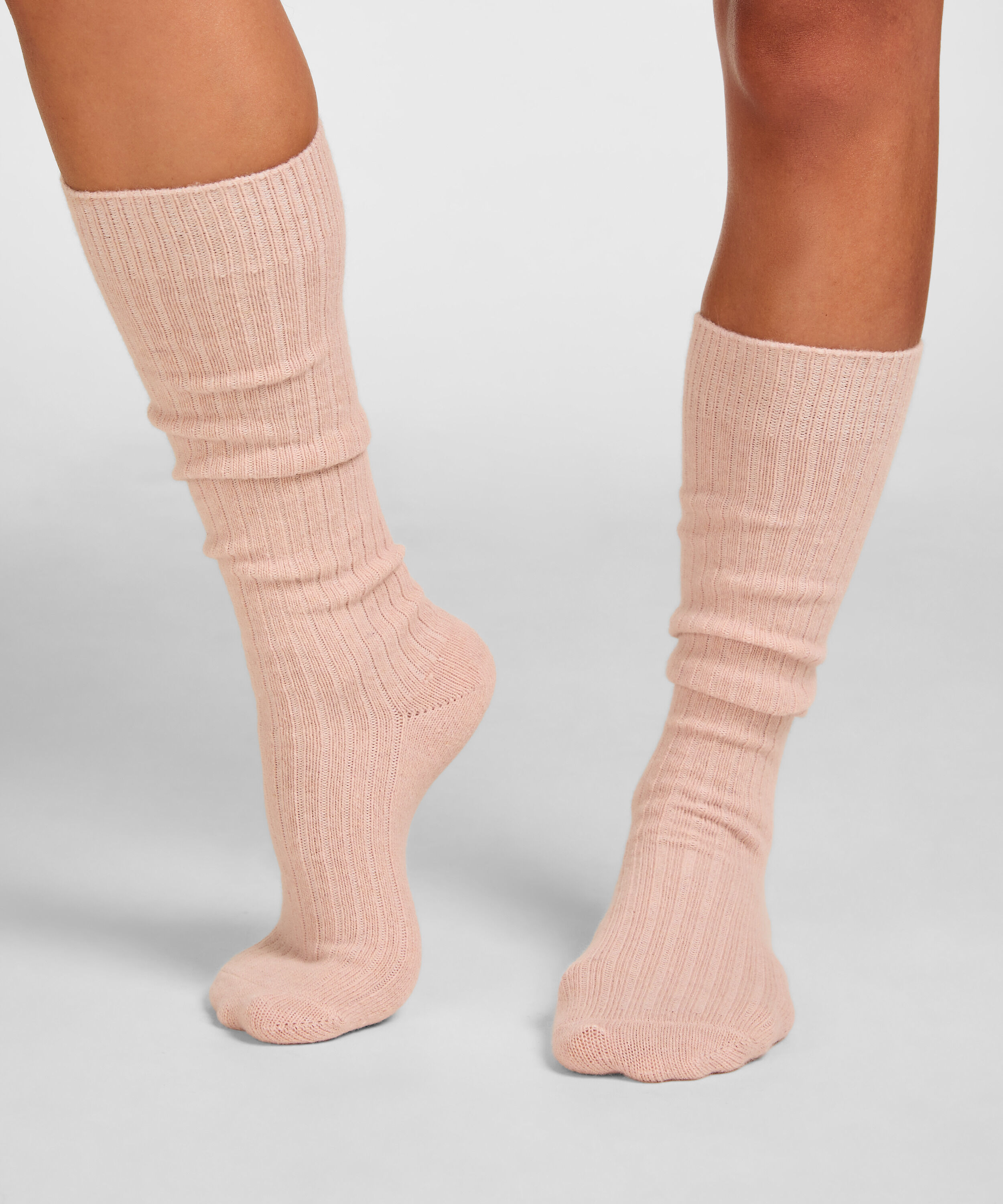 Strumpor Cashmereblandad, Rosa