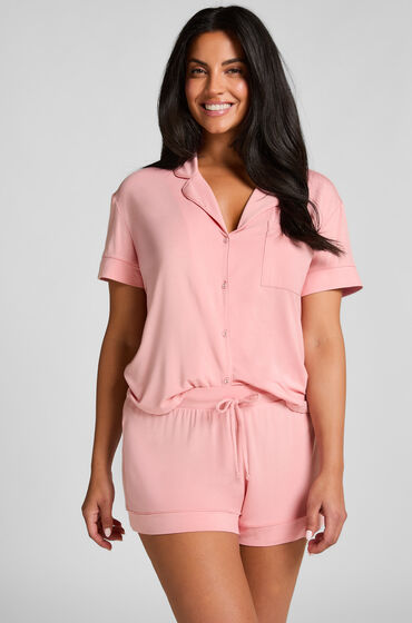 Hunkemöller Shorts i jersey Essential Rosa