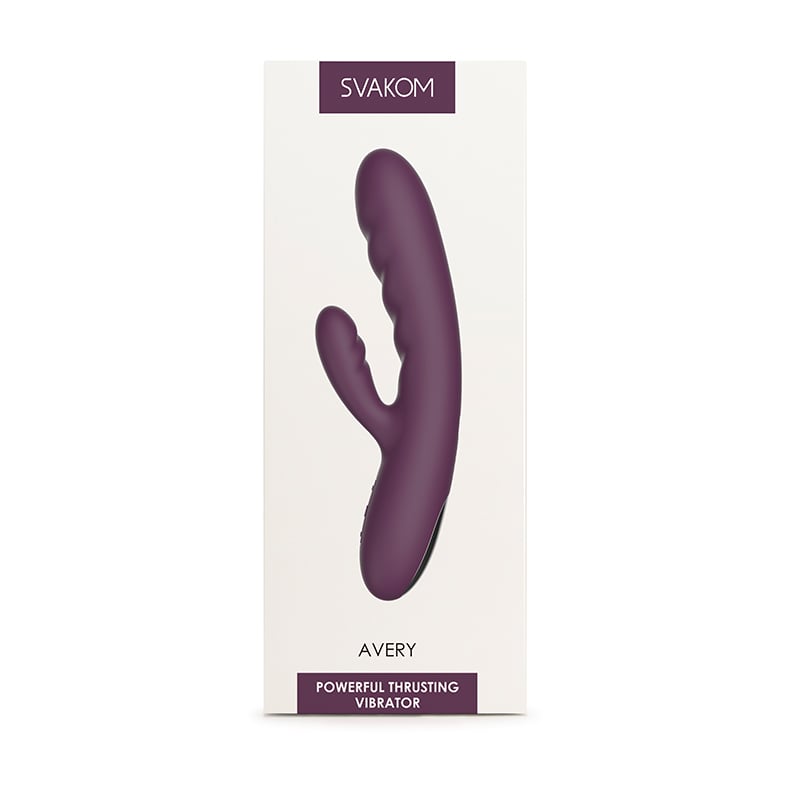 Svakom - Avery Powerful Thrusting Vibrator, Lila, main