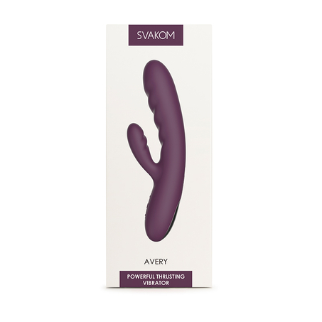 Svakom - Avery Powerful Thrusting Vibrator, Lila