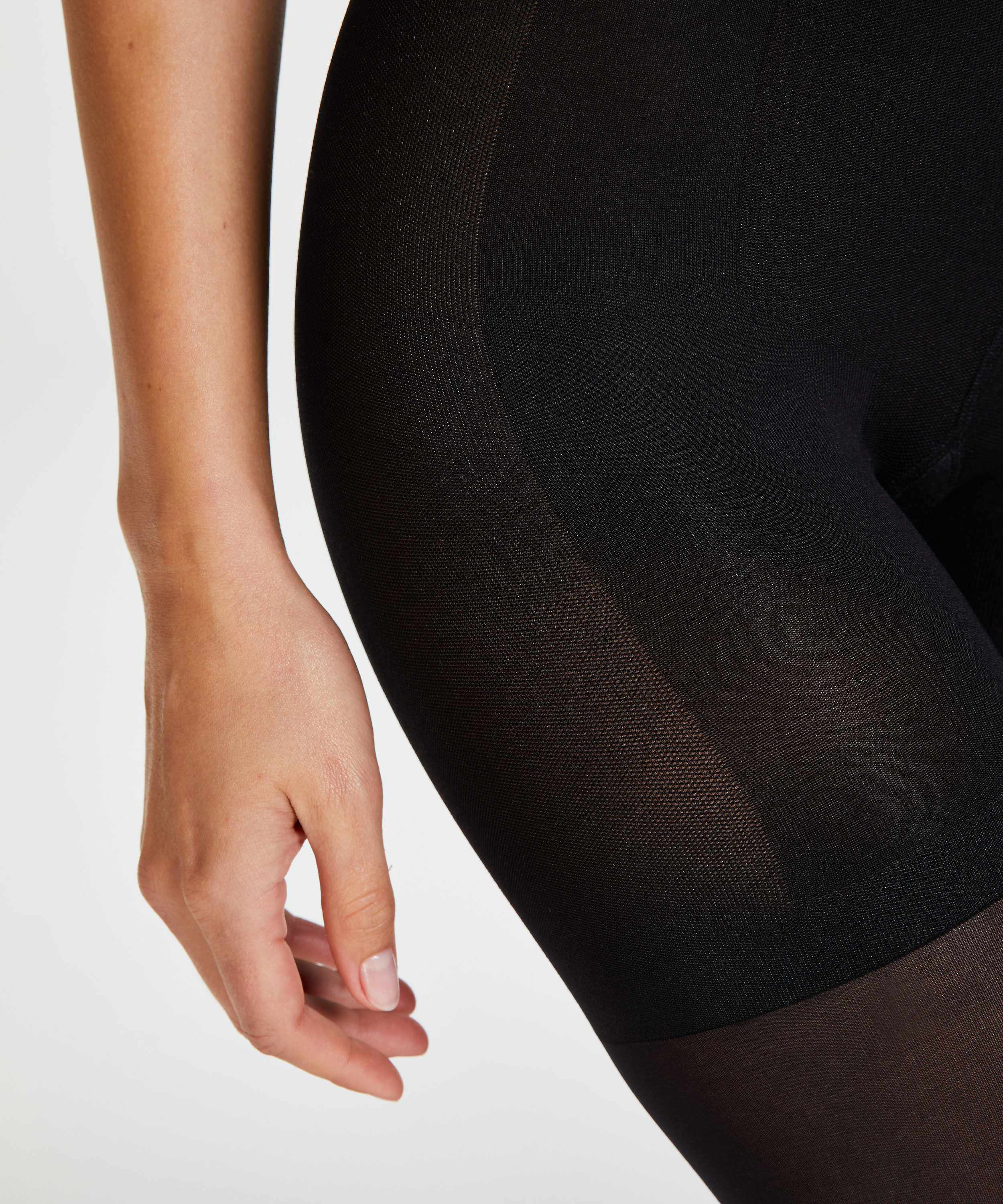 Kontrollstrumpbyxor i 30 denier, Svart, main