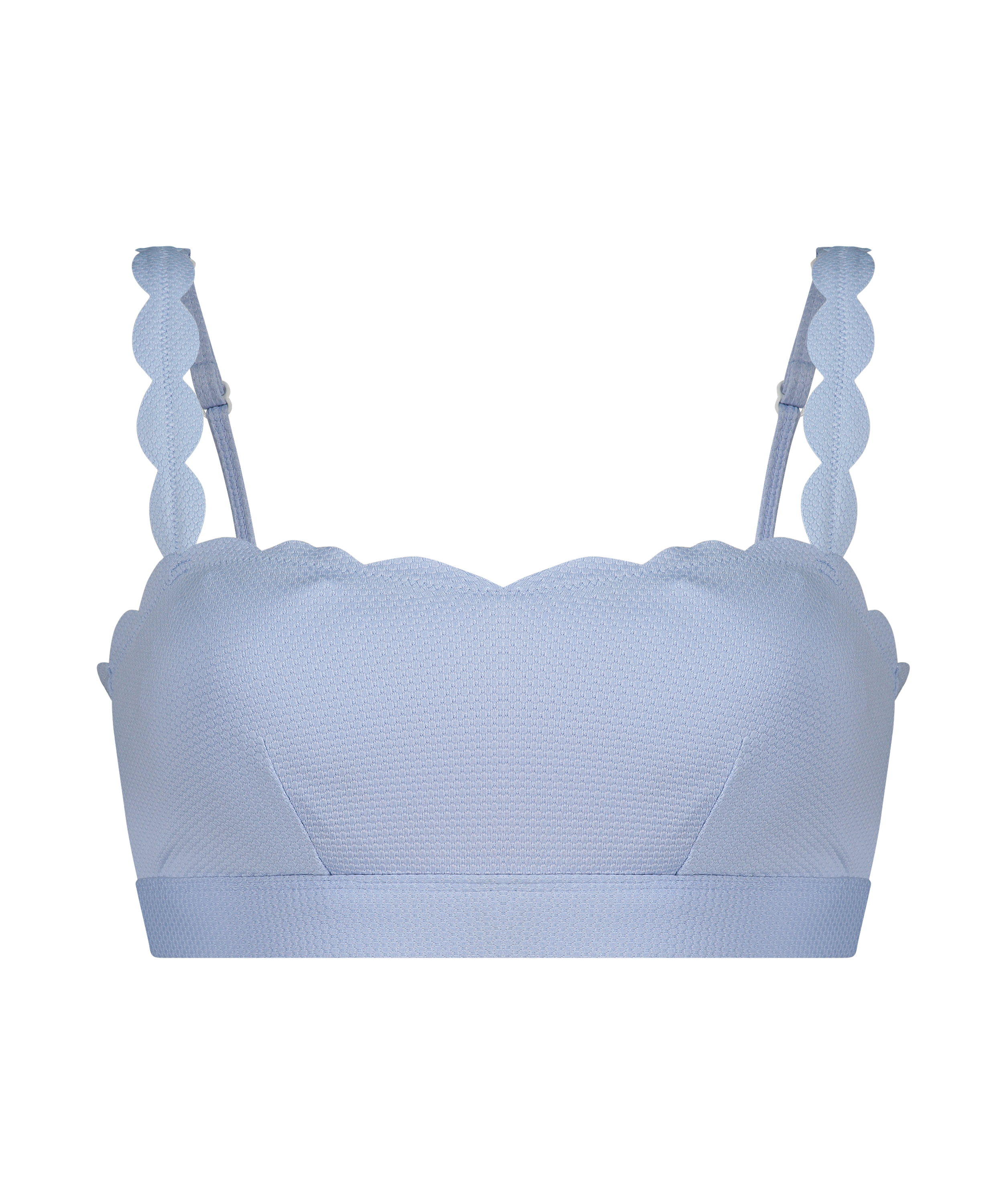 Croptopp Scallop, Blå, main