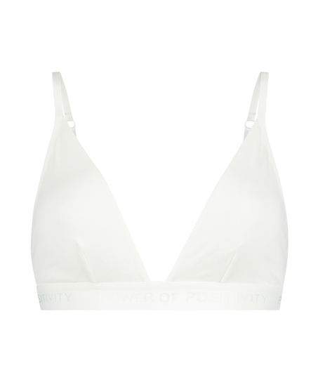 Cutie Triangle-bralette, Vit