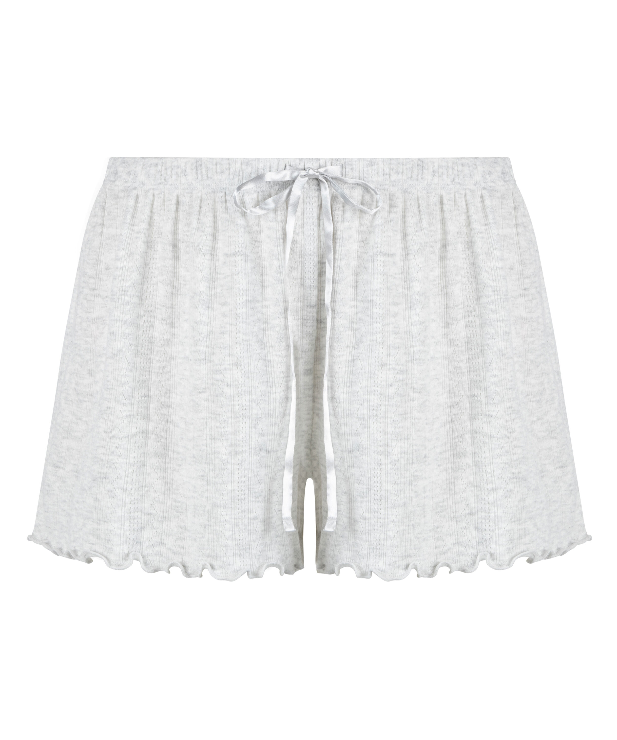 Pyjamasshorts Pointelle, Beige