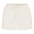 Sportiga fleece-shorts, Vit
