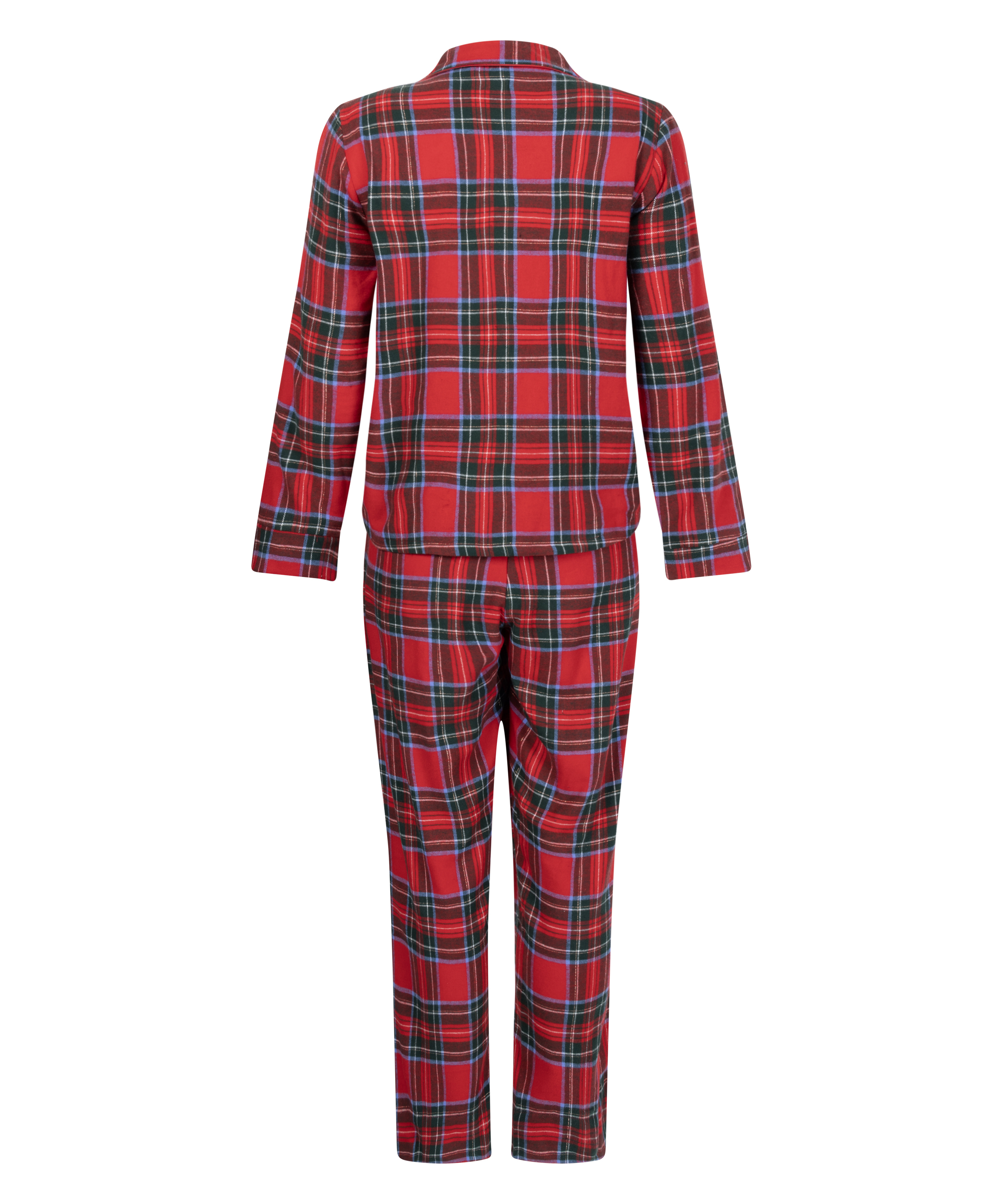 Pyjamasset Flannel, Röd, main