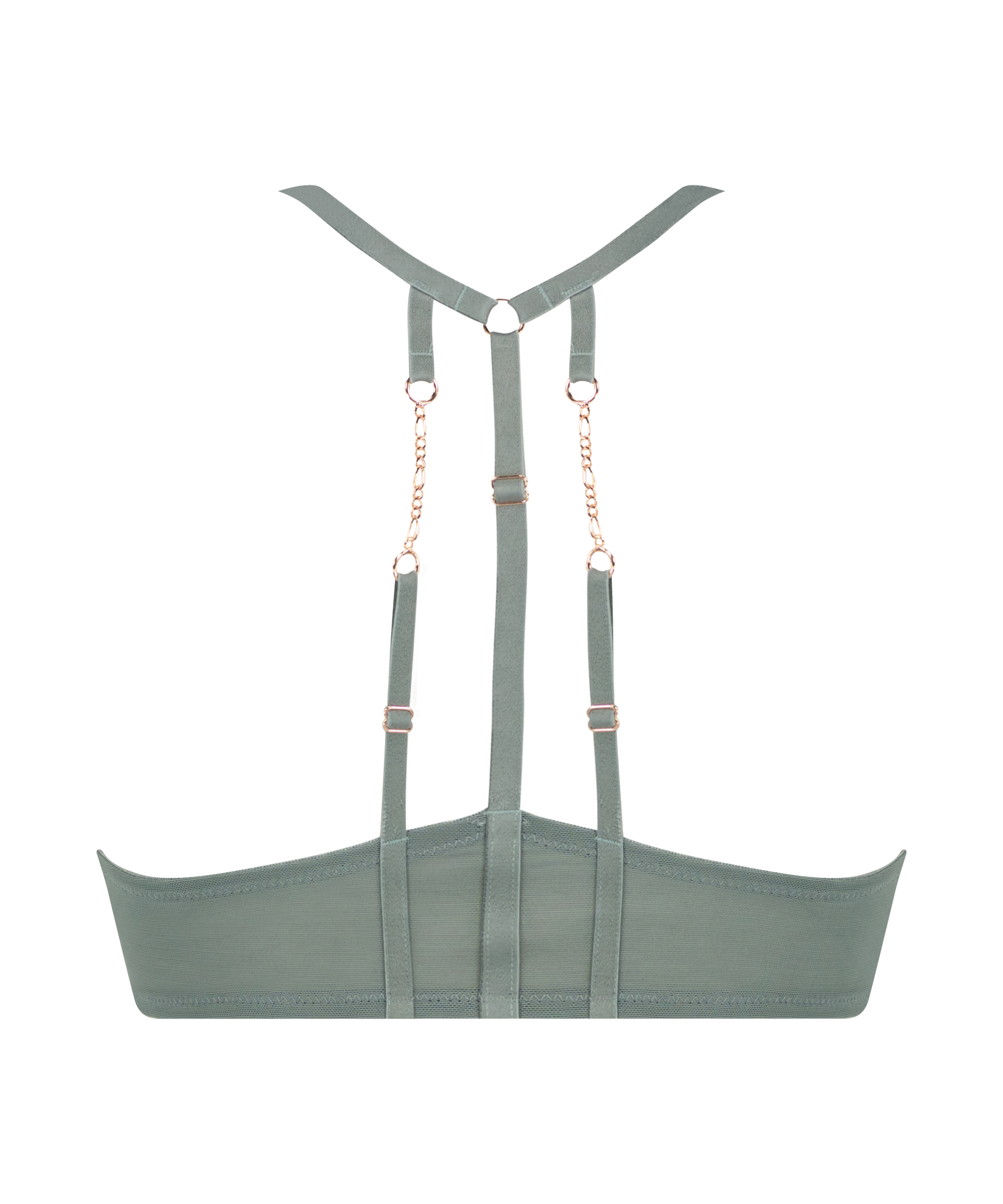 Formpressad push-up bygel-bh Nicole, Grön, main