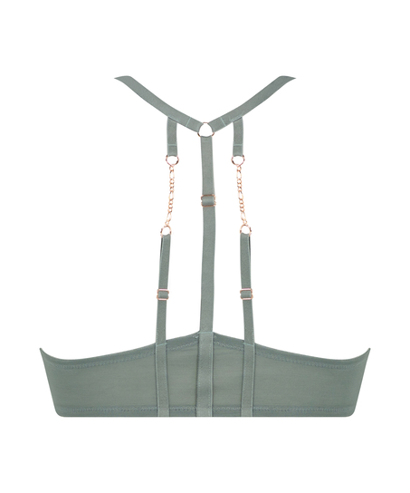 Formpressad push-up bygel-bh Nicole, Grön