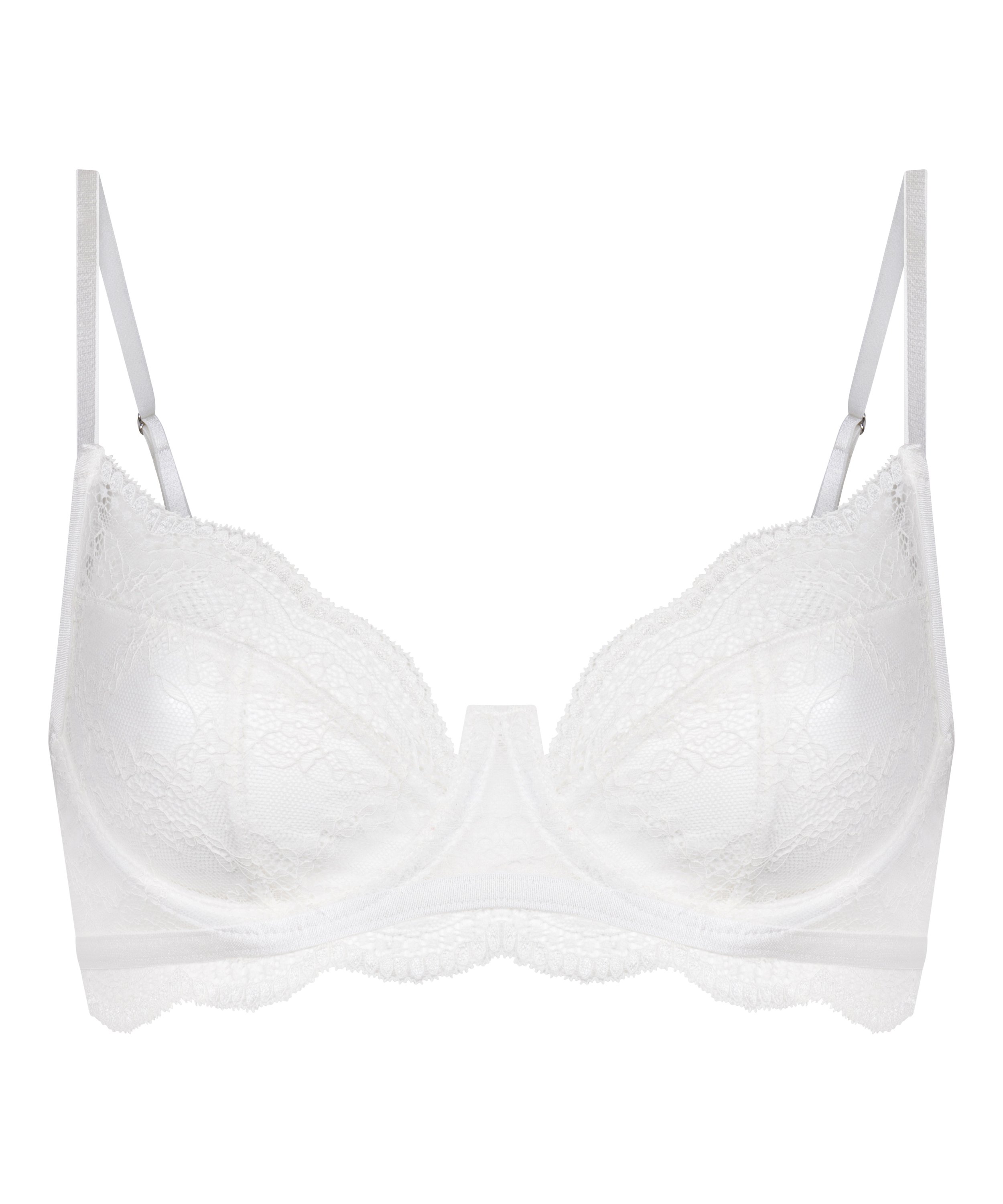 Icke-vadderad bygelbeh&aring; Isabelle, Vit, main