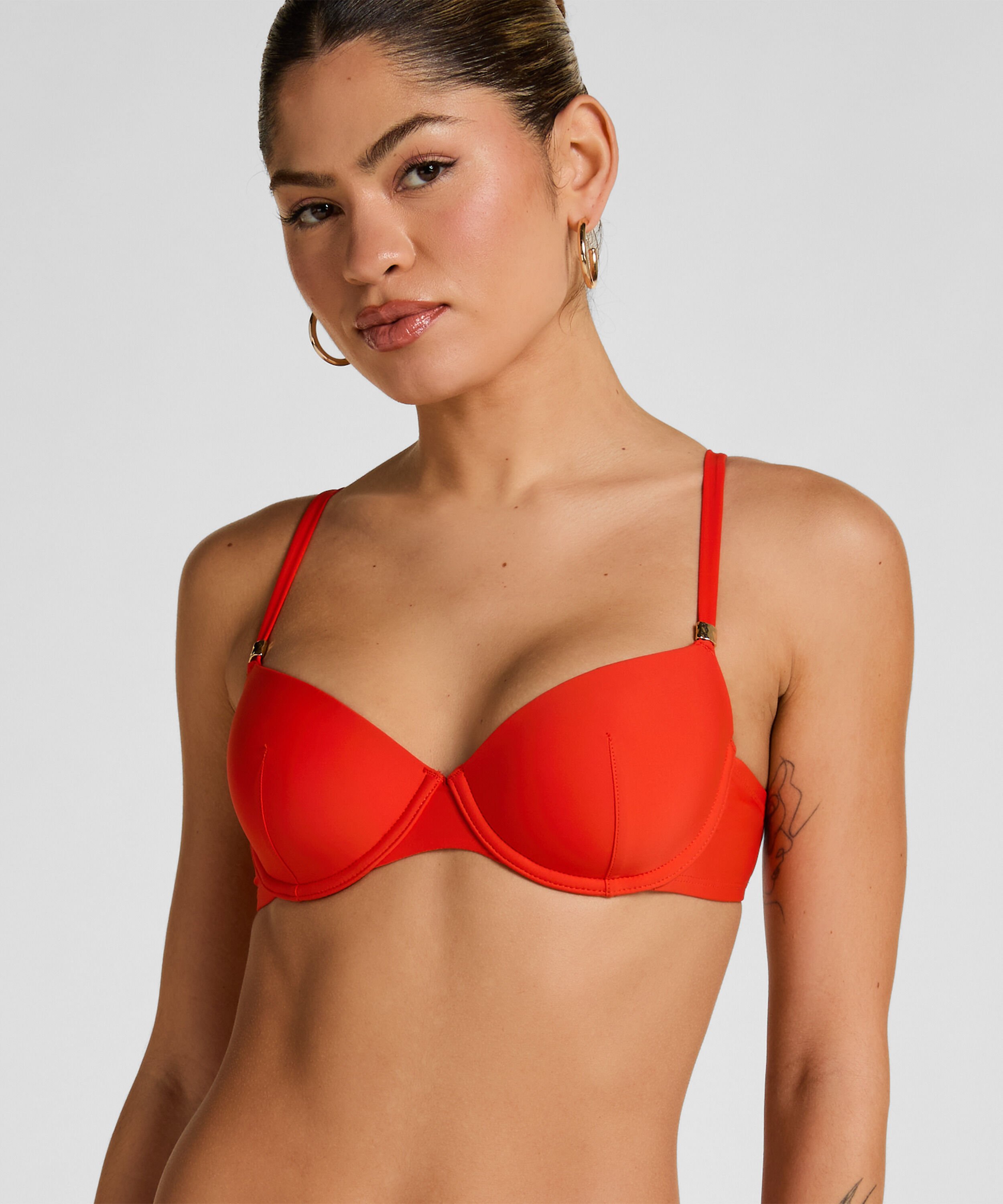 Lyxig Bikinitopp med Bygel och Vaddering