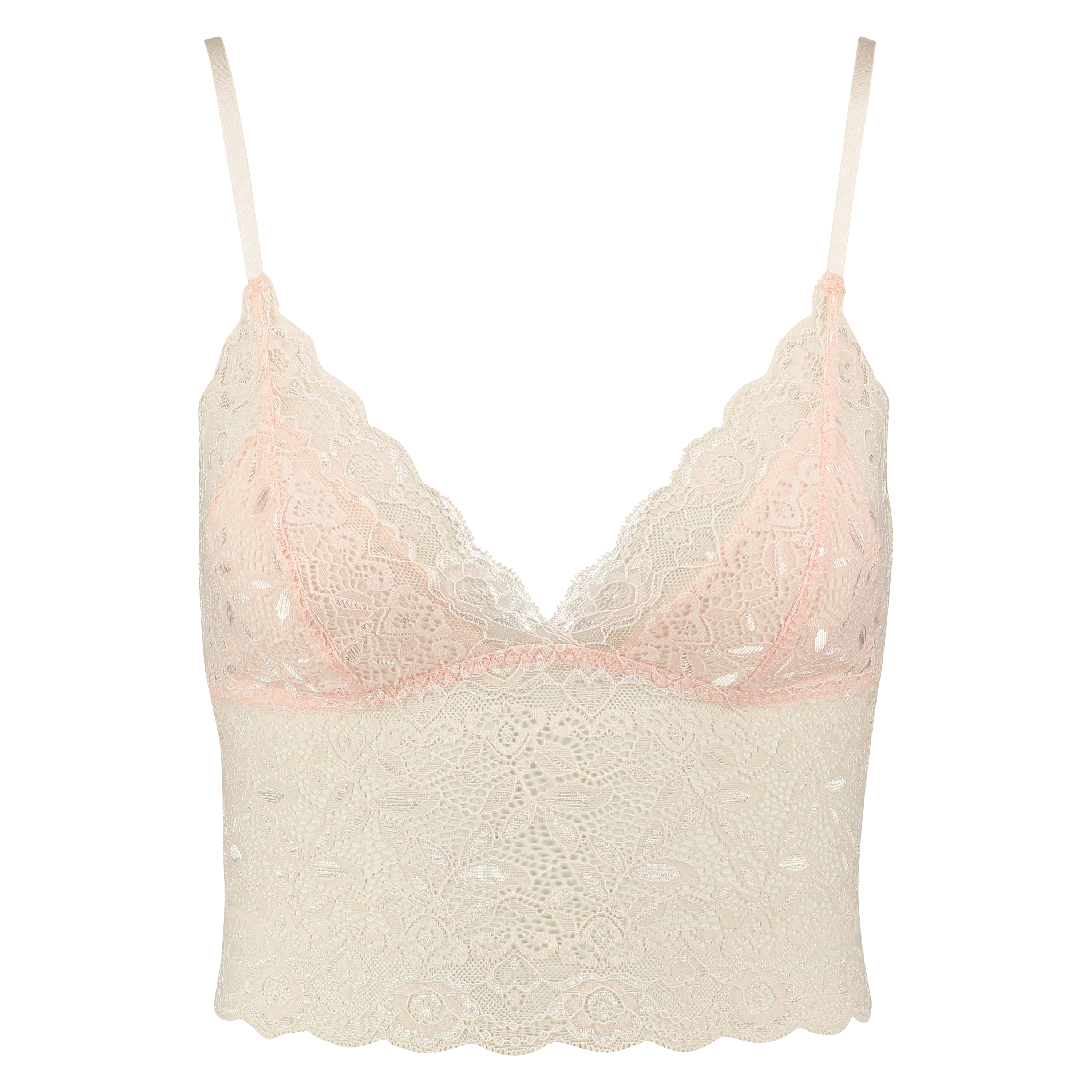 Bralette longline Fancy, Rosa, main