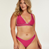 Maya högt skuren bikiniunderdel, Rosa