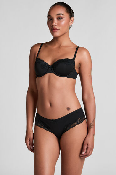 Hunkemöller Brieftrosa Secret Lace Svart