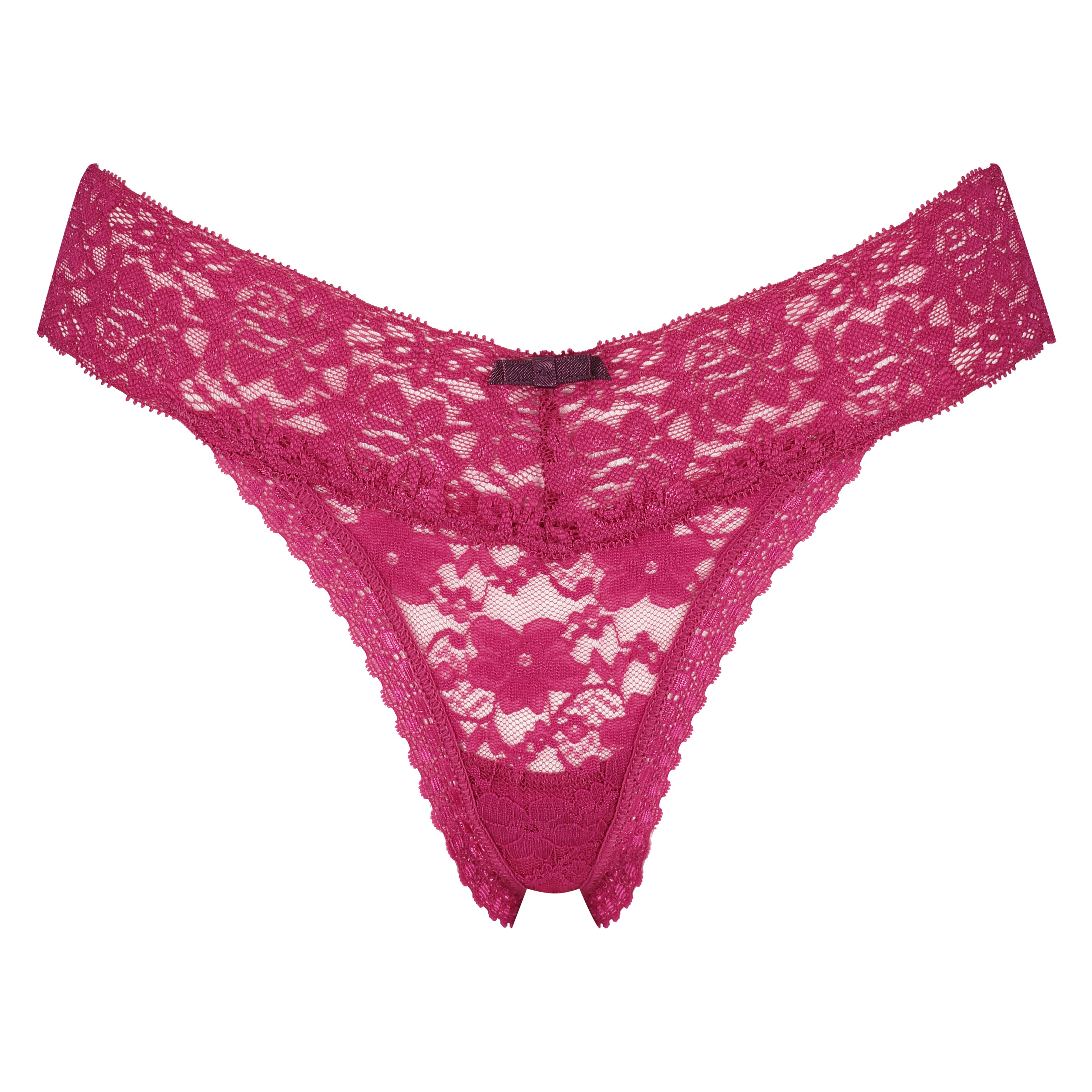 Stringtrosa Floral Lace, Rosa, main