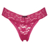 Stringtrosa Floral Lace, Rosa