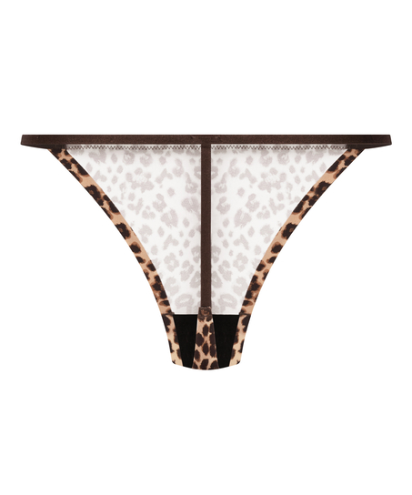 Sömlös stringtrosa, Brun