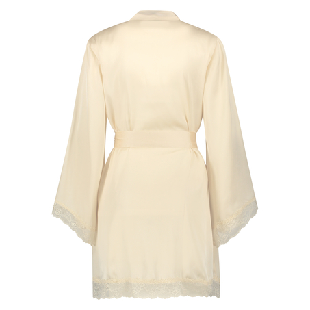 Satinkimono Meili, Beige