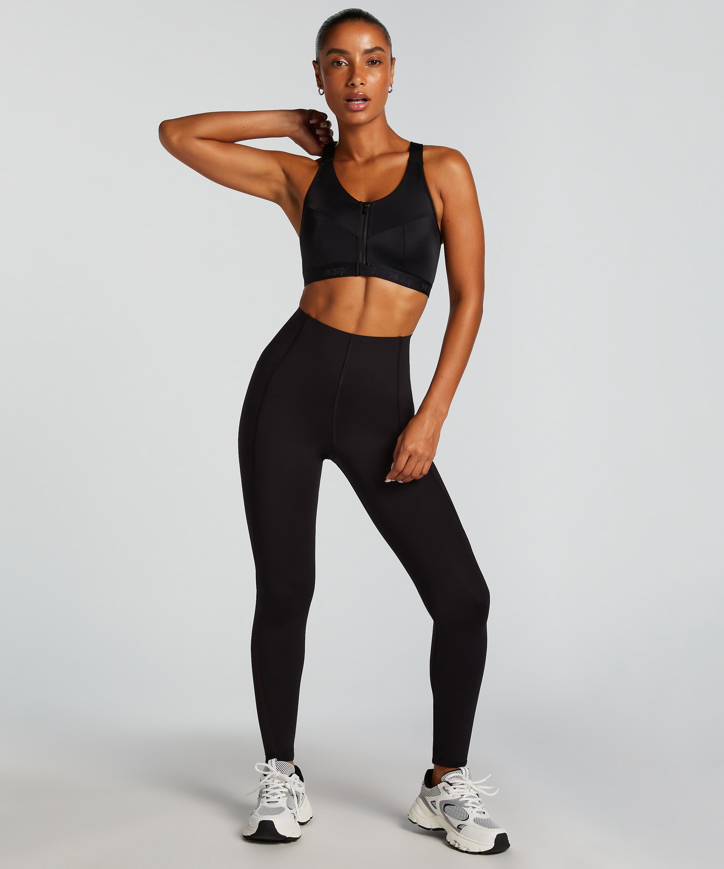 HKMX sportleggings med hög midja Boost, Svart