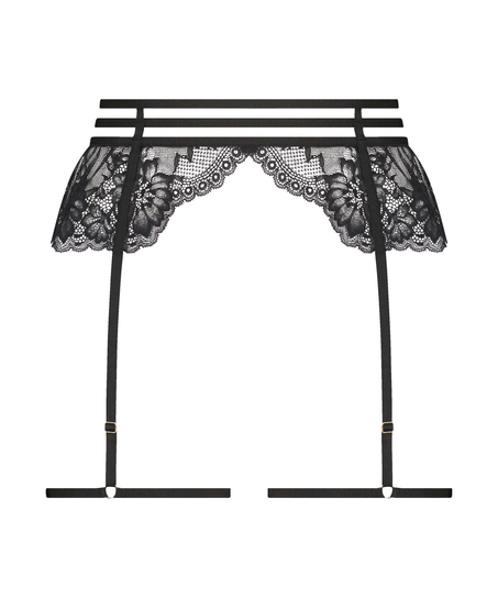 Strumpeband Roxanne, Svart