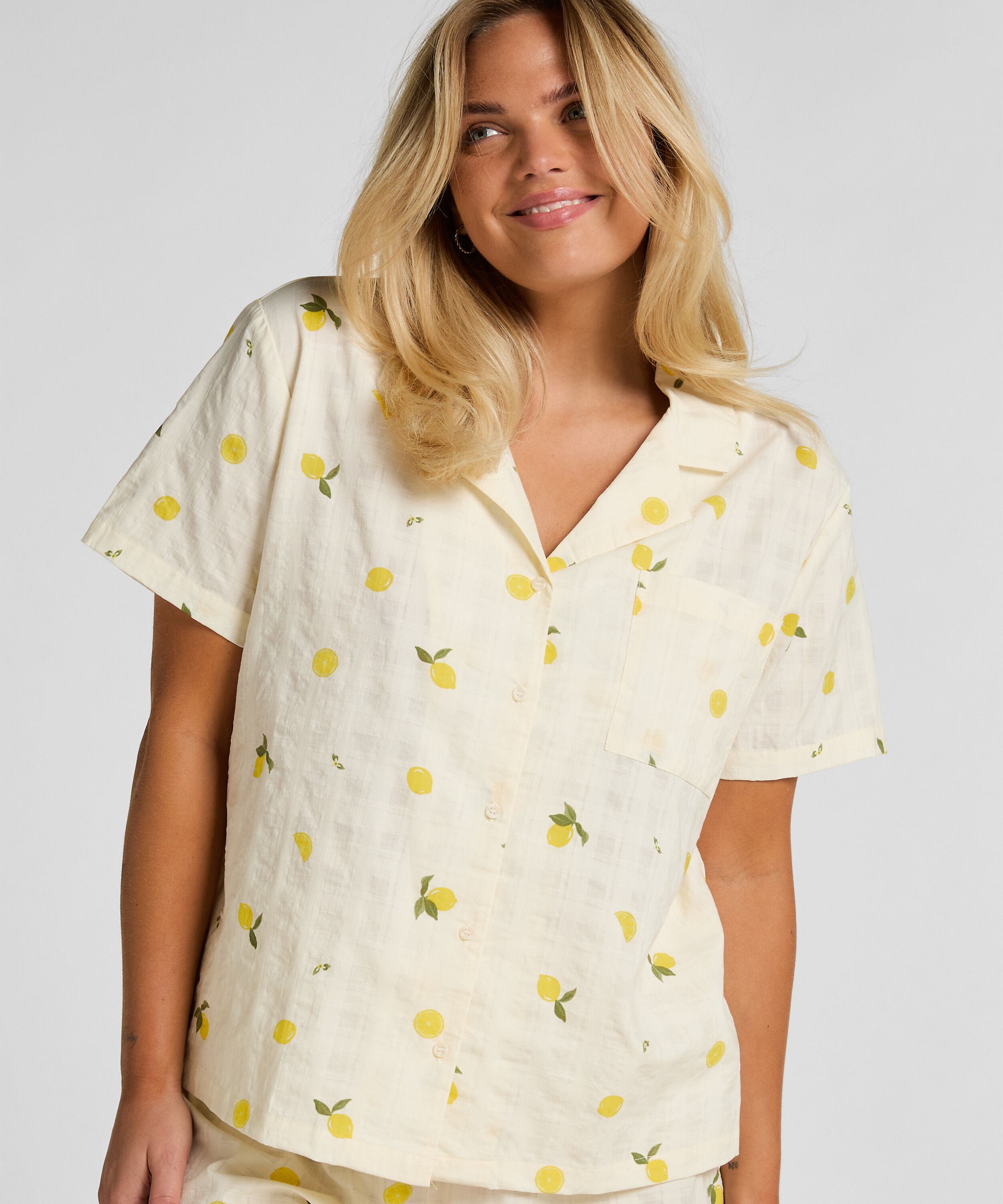 Citron Pyjamasjacka, Vit