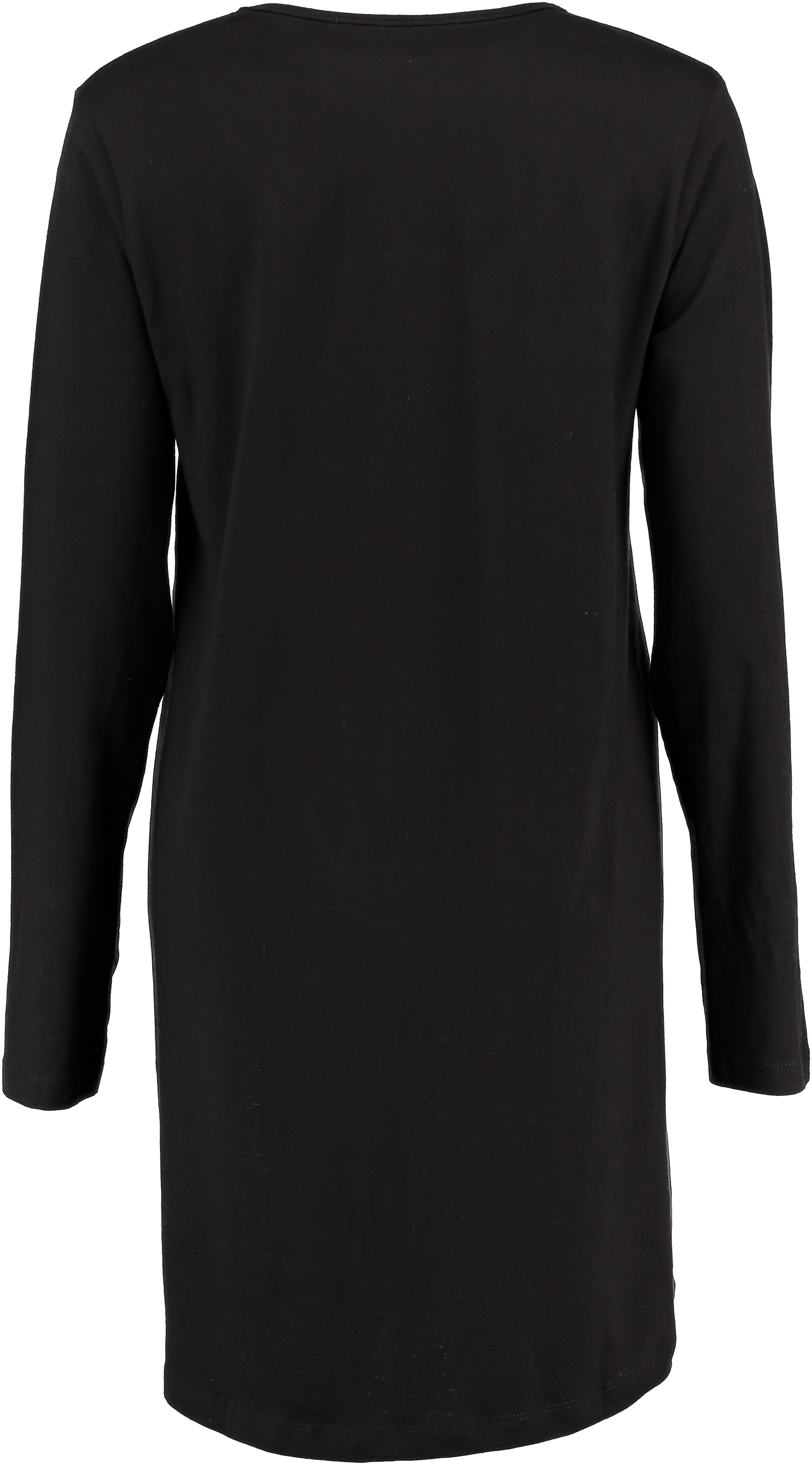 Nattlinne V-ringning Longsleeve, Svart, main